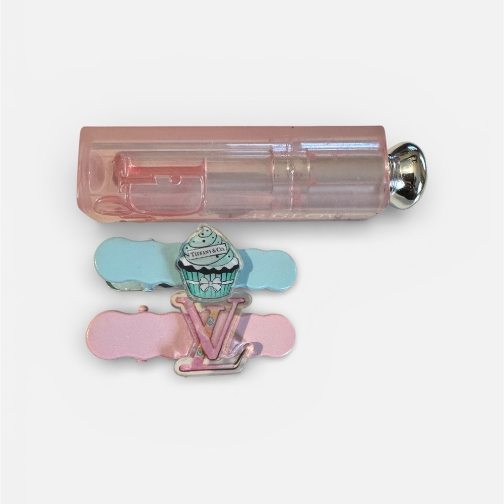 Girls Tiffany & Co. and LV Hair Clips - Blue and Pink - Picture 2 of 2